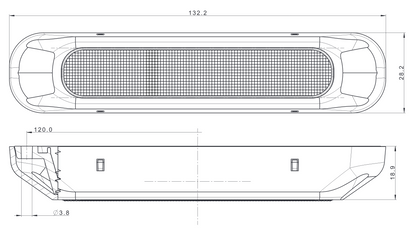 SLIM FT330 lights by FRISTOM 